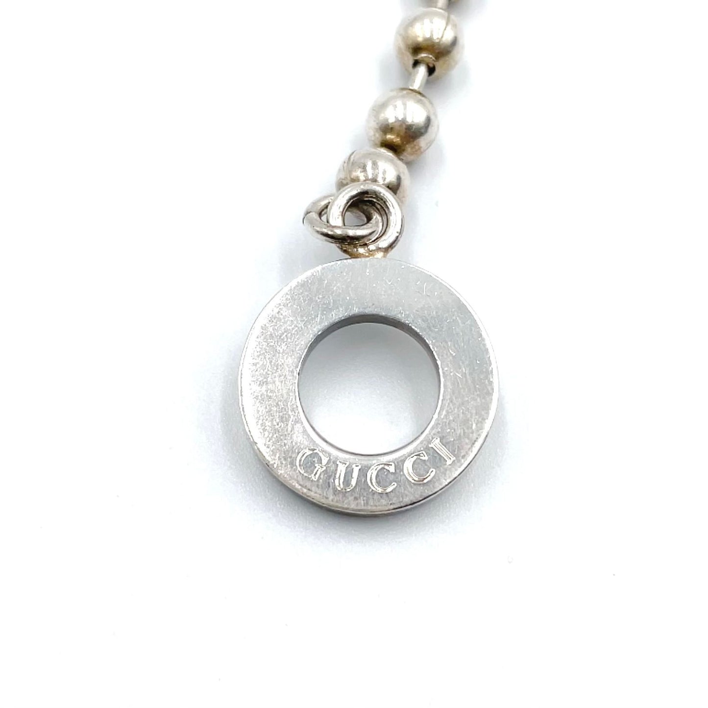 Gucci Ball Chain Silver Bracelet — view 4