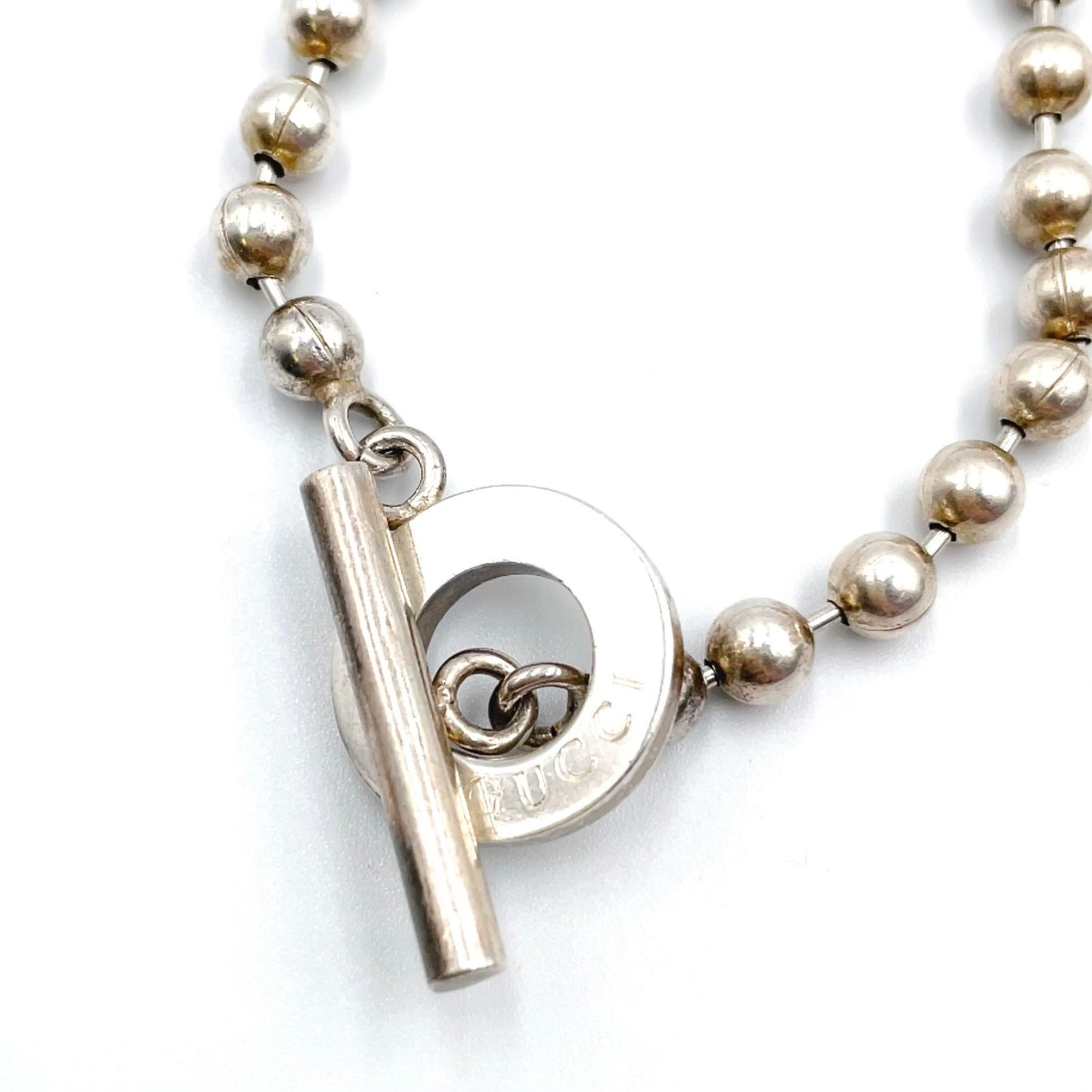 Gucci Ball Chain Silver Bracelet — view 6