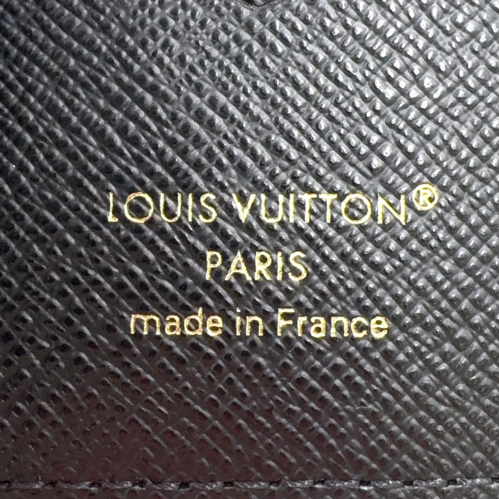 Louis Vuitton Couverture Passport Monogram Reverse Leather Black Light Brown — view 4