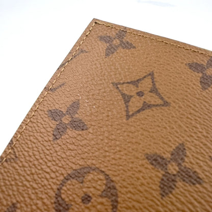Louis Vuitton Couverture Passport Monogram Reverse Leather Black Light Brown — view 5