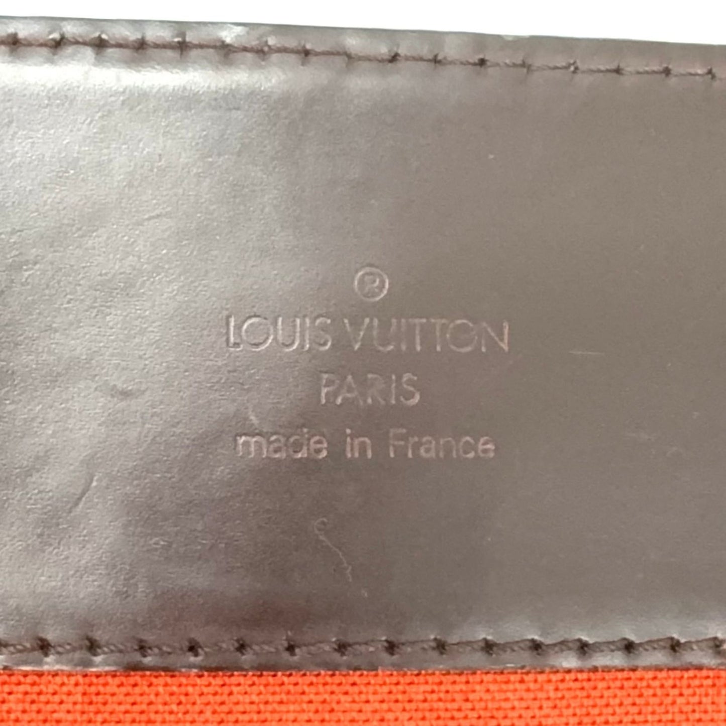 Louis Vuitton Broadway Damier Ebene Leather Brown Shoulder Bag Gold — view 4