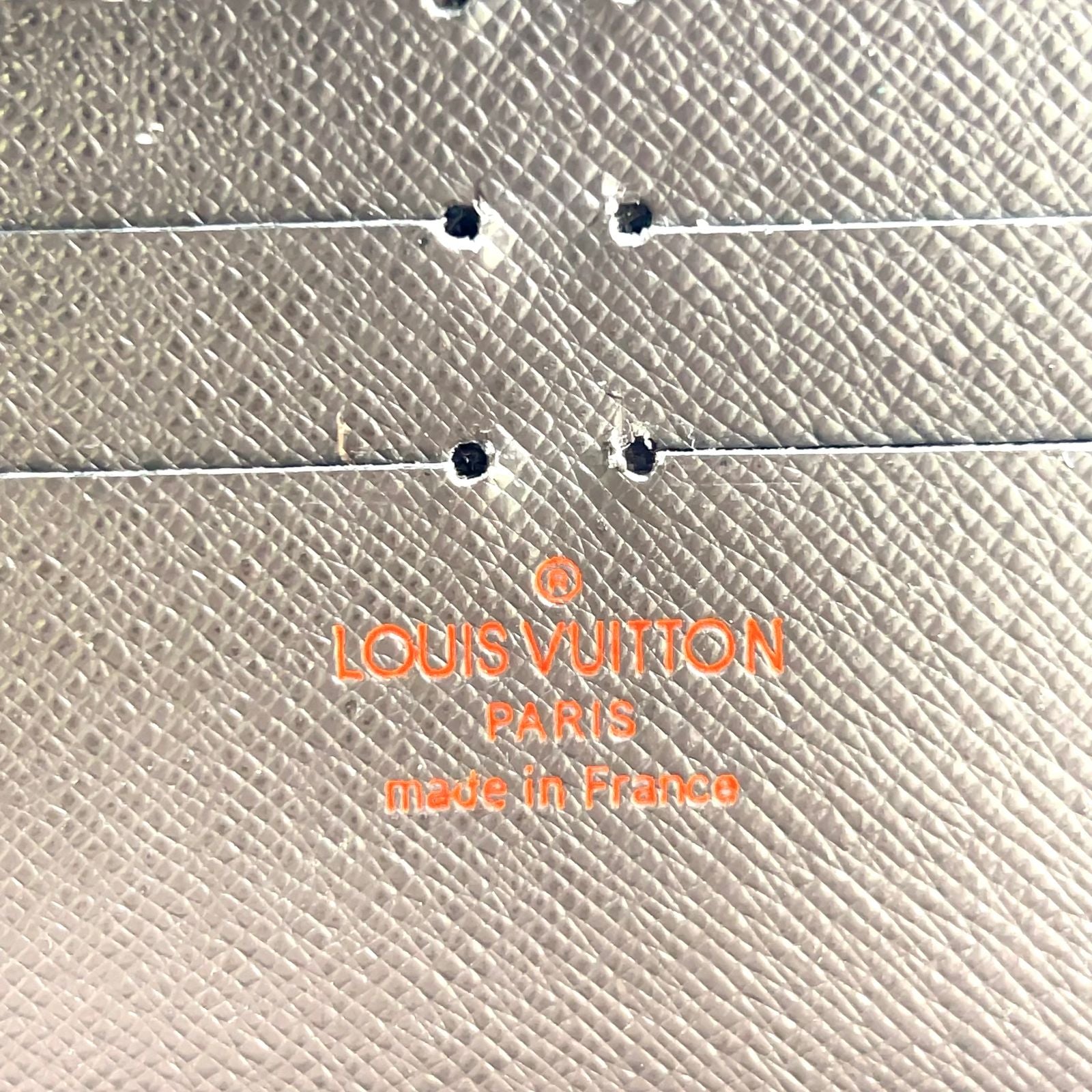 Louis Vuitton Zippy Organizer Damier Ebene Leather Brown Round Wallet Gold — view 4