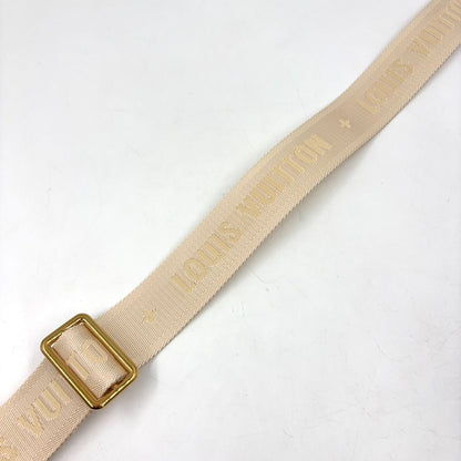 Louis Vuitton LV On The Go Coin Case Canvas Ivory Shoulder Strap Gold — view 4
