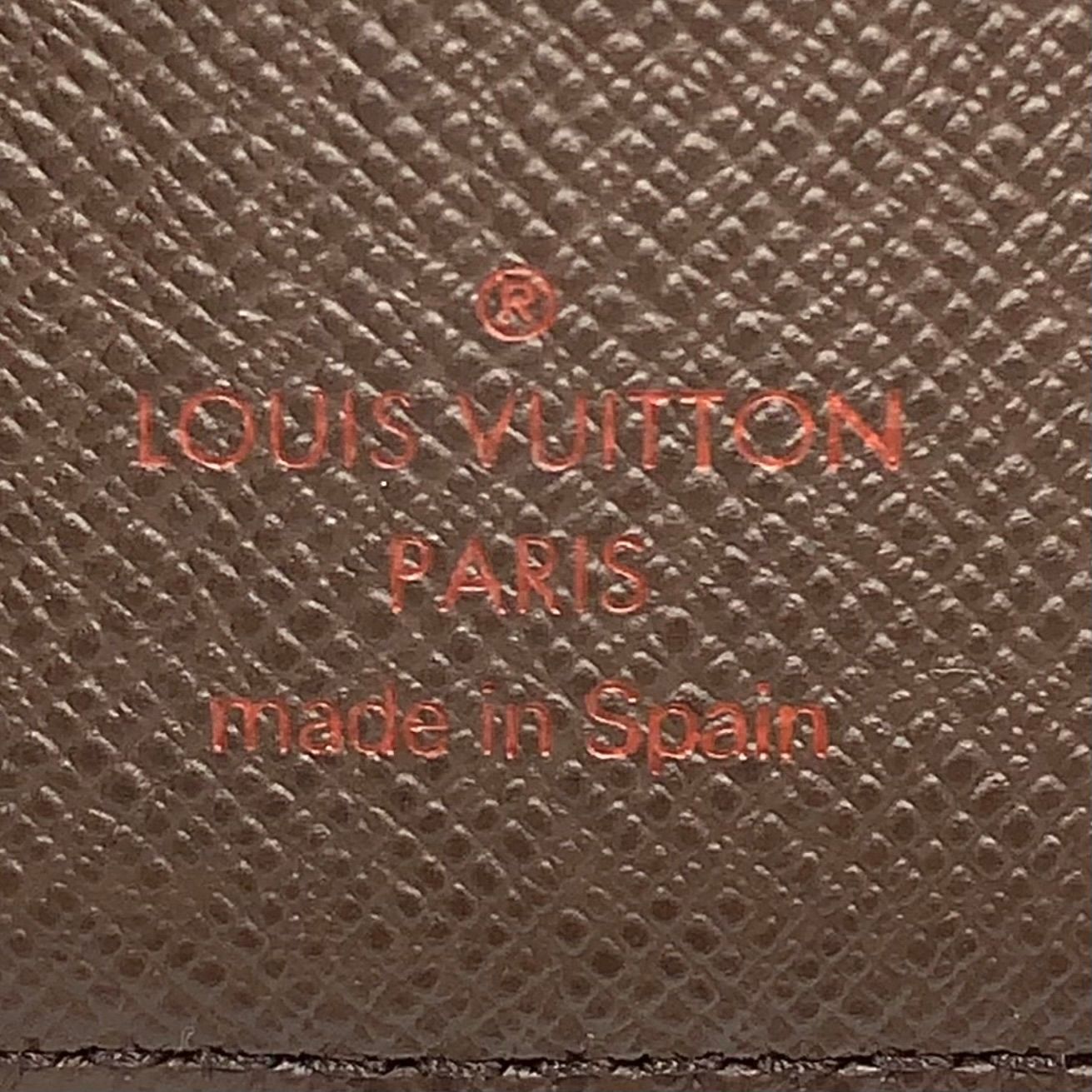 Louis Vuitton Agenda PM Damier Brown Notebook Cover Gold — view 4