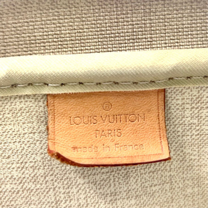 Louis Vuitton Deauville Bowling Vanity Monogram Leather Brown Handbag Gold — view 4