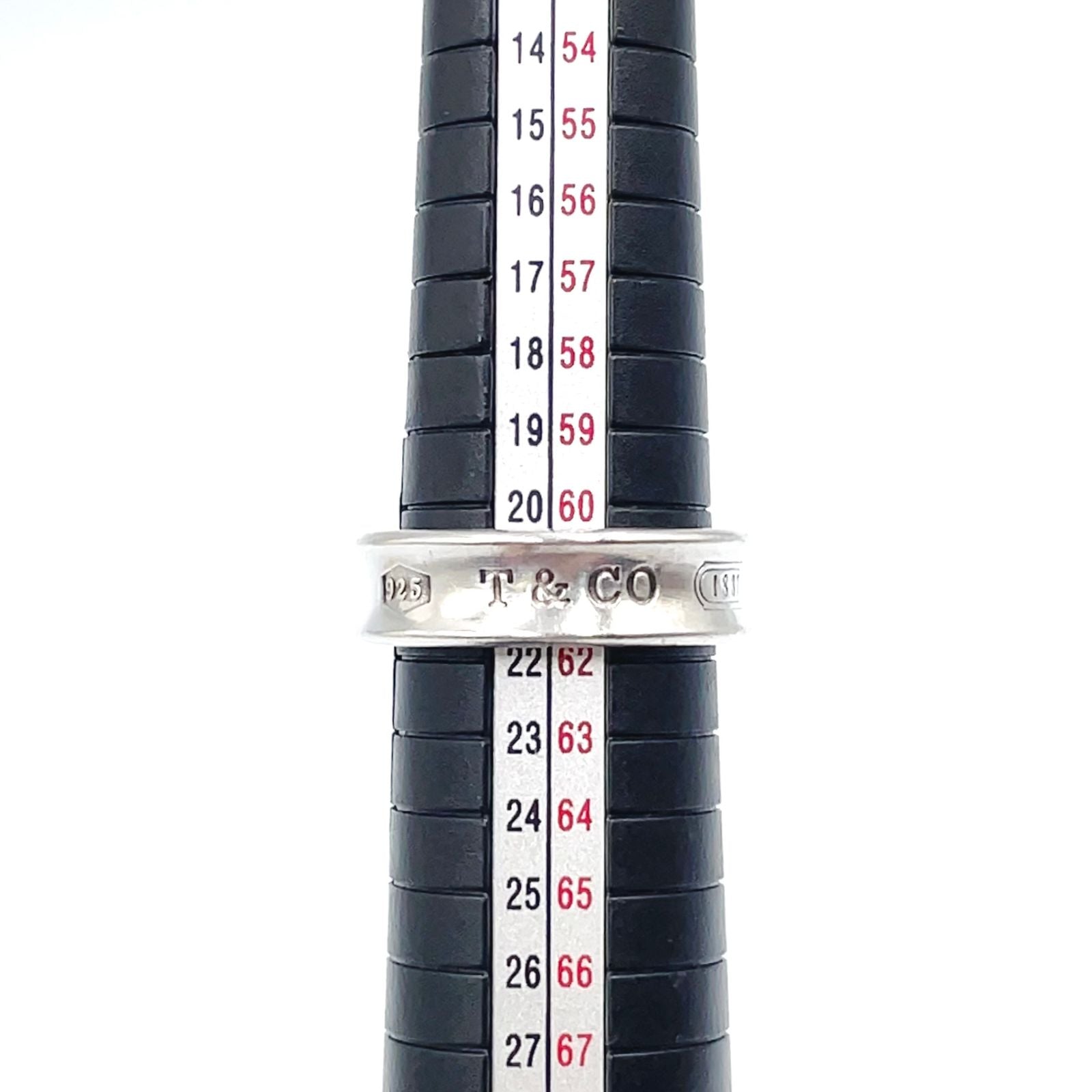 Tiffany & Co Narrow Silver Ring — view 7