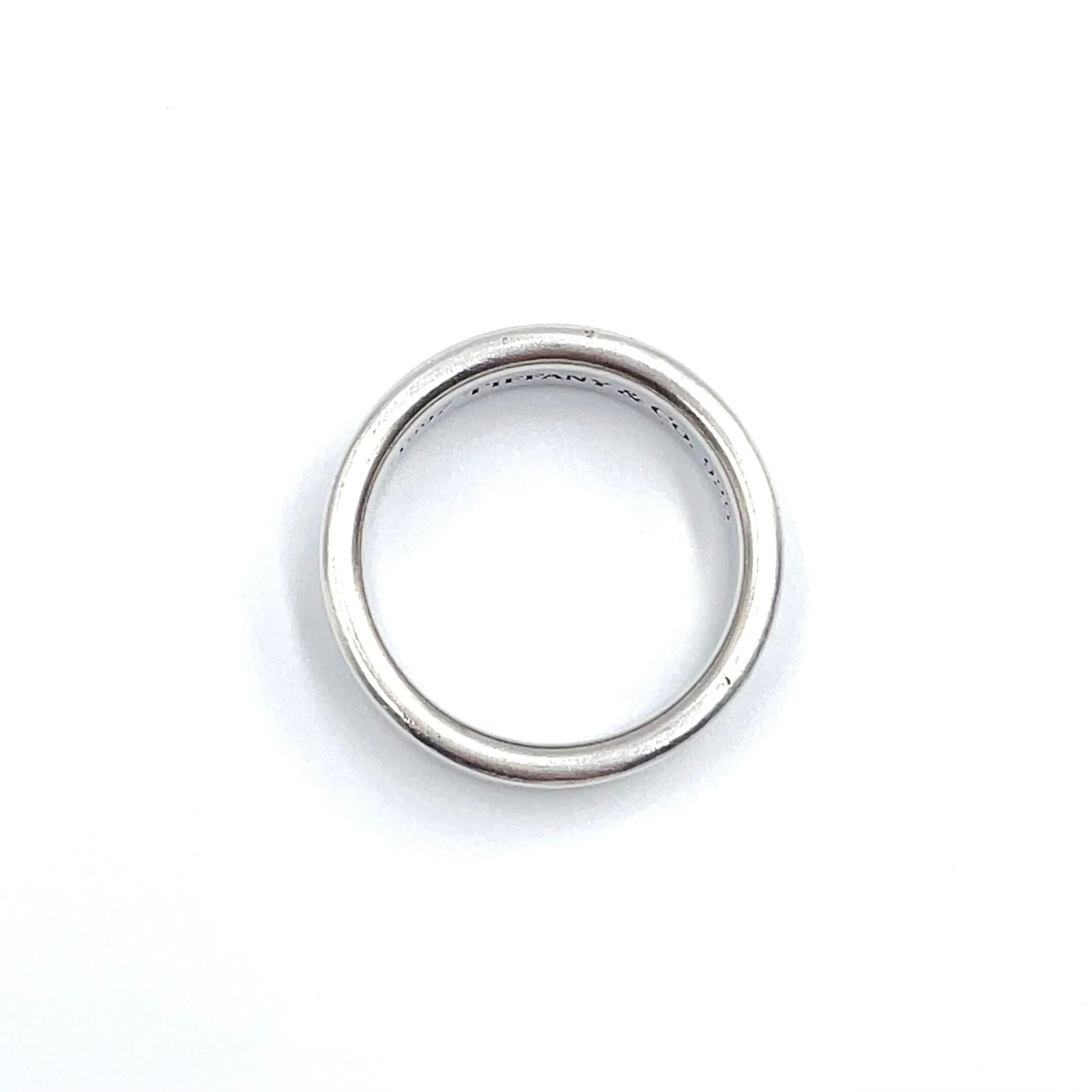 Tiffany & Co Narrow Silver Ring — view 3