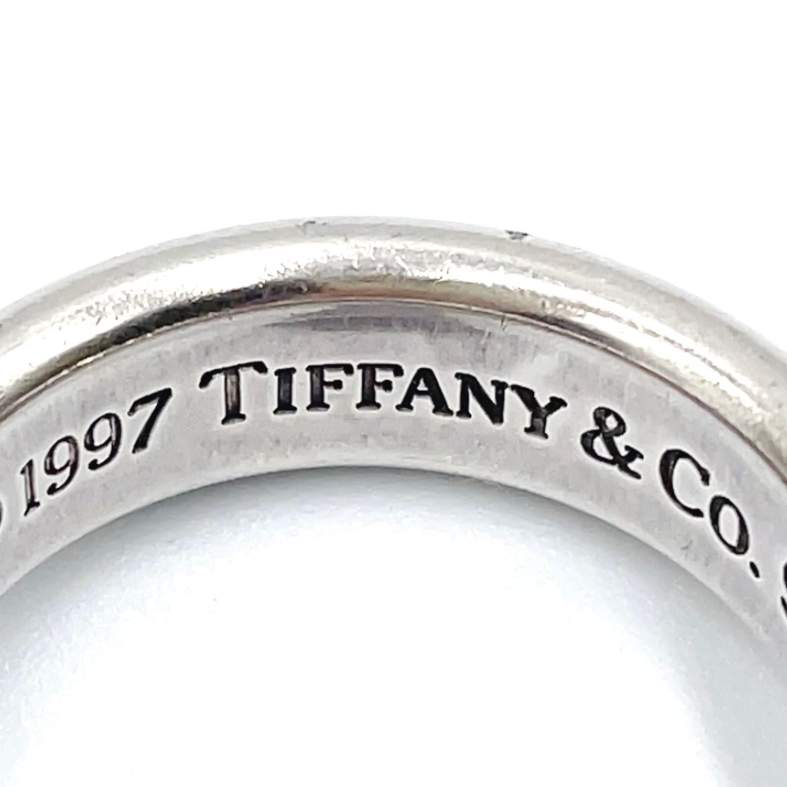Tiffany & Co Narrow Silver Ring — view 4