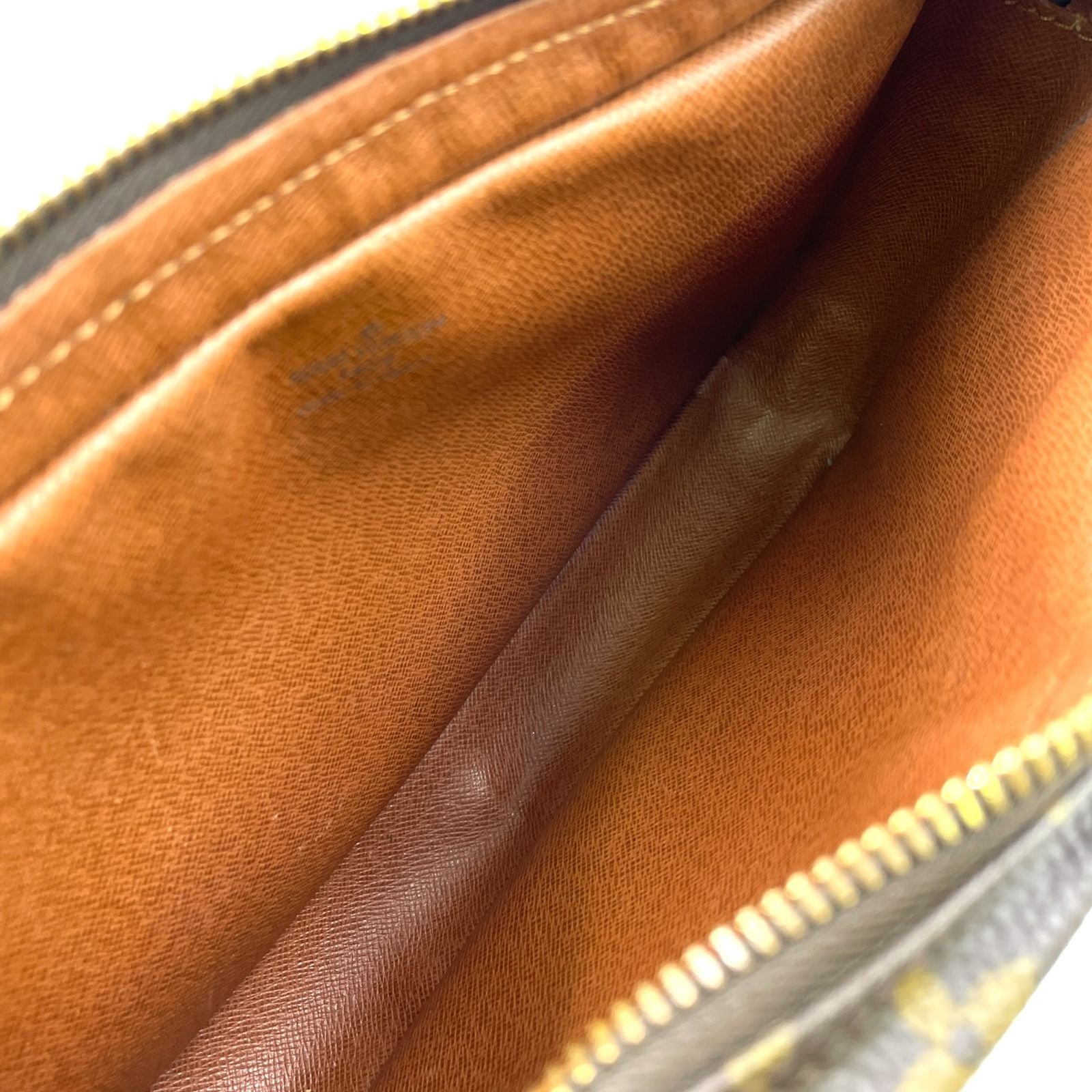 Louis Vuitton Saint Germain 28 Monogram Leather Brown Shoulder Bag Gold — view 3
