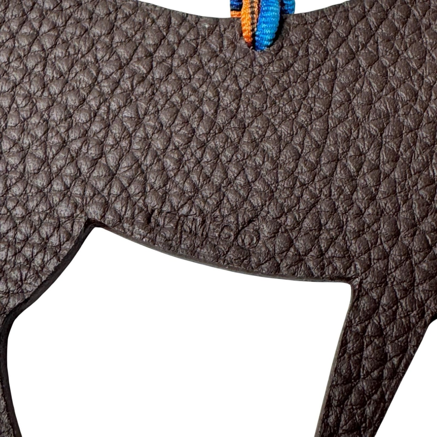 Hermes Petit Ash Horse Ebene Blue Bag Charm — view 6