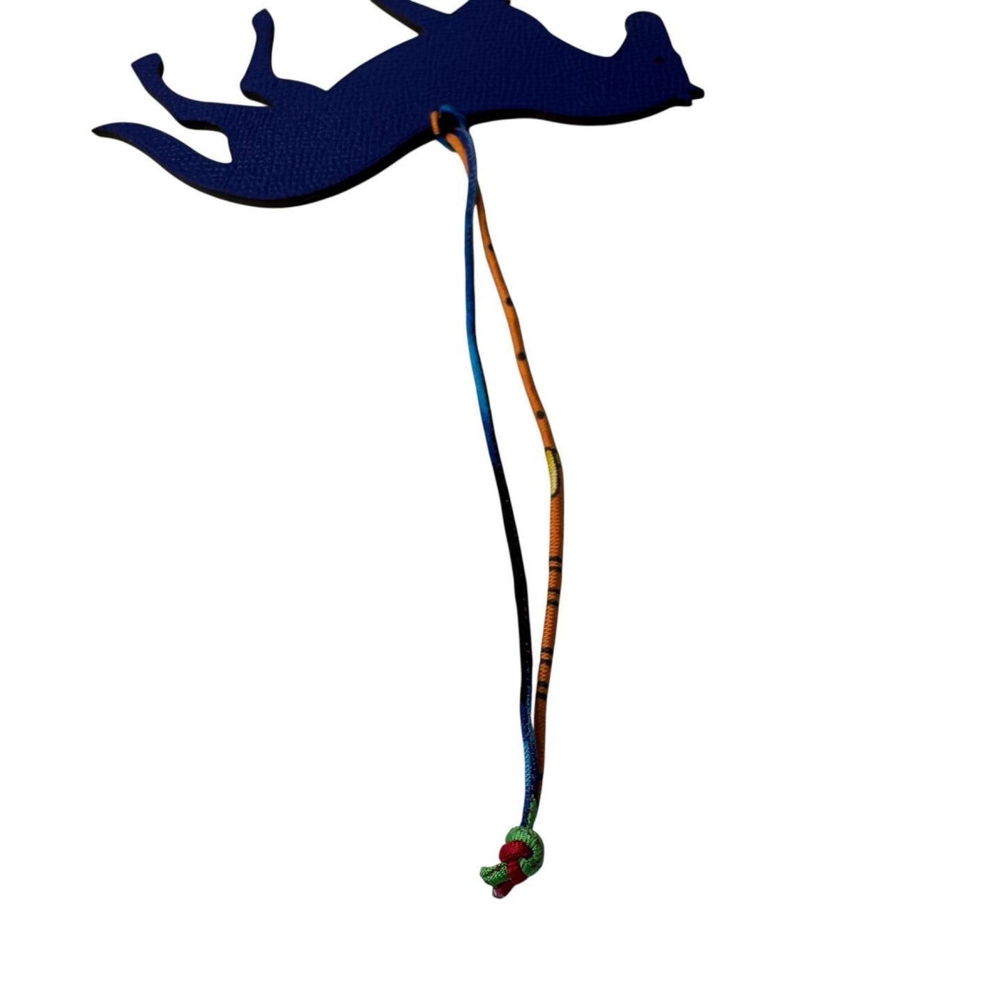 Hermes Petit Ash Horse Ebene Blue Bag Charm — view 5