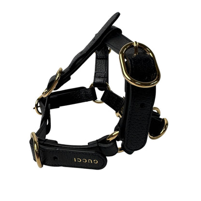 Gucci Interlocking Harness Dog Leather Pet Accessory — view 3