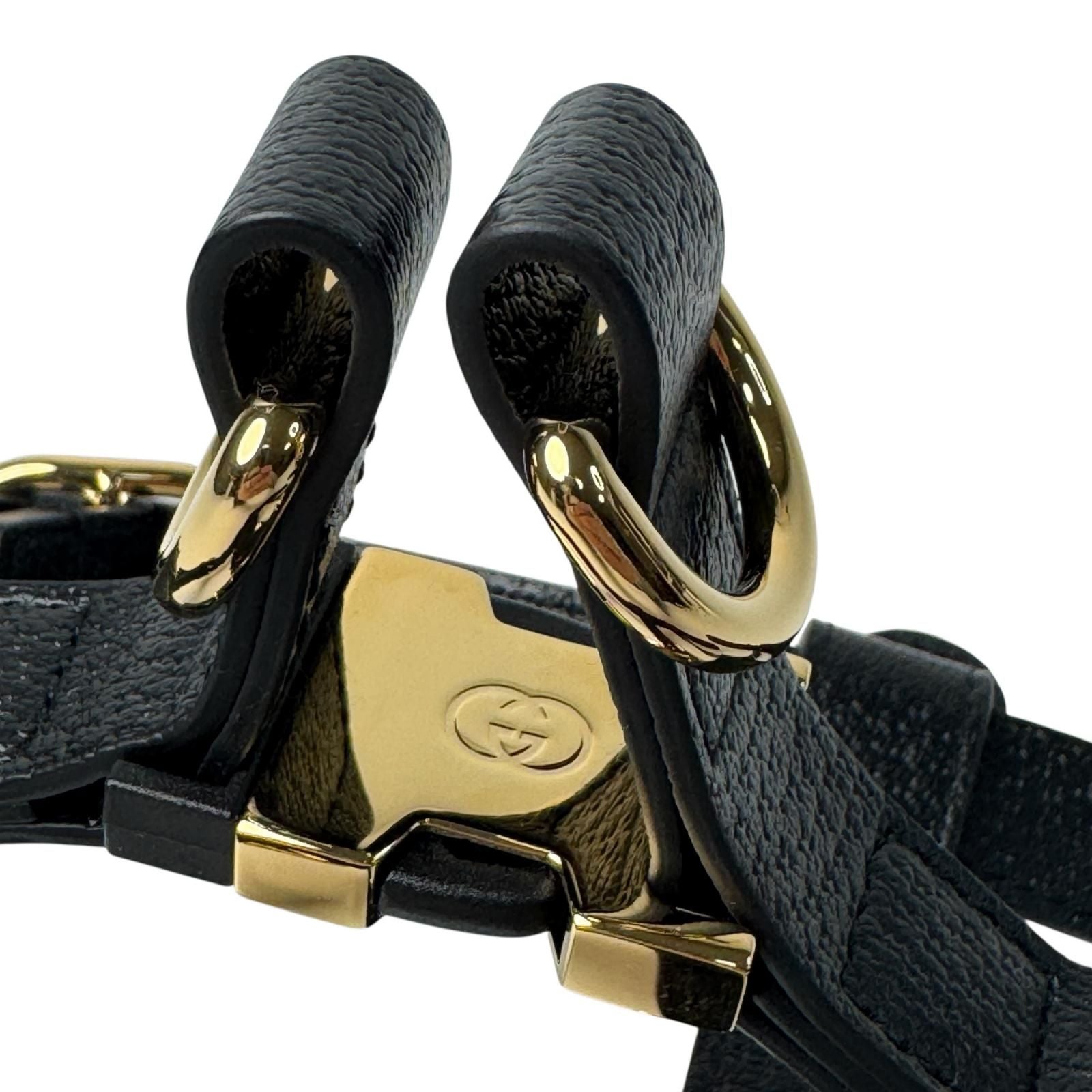 Gucci Interlocking Harness Dog Leather Pet Accessory — view 6