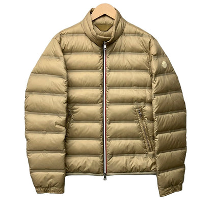 Moncler Down Jacket 2 M Helfferich Beige Black Red Long Sleeve Zip Up Winter