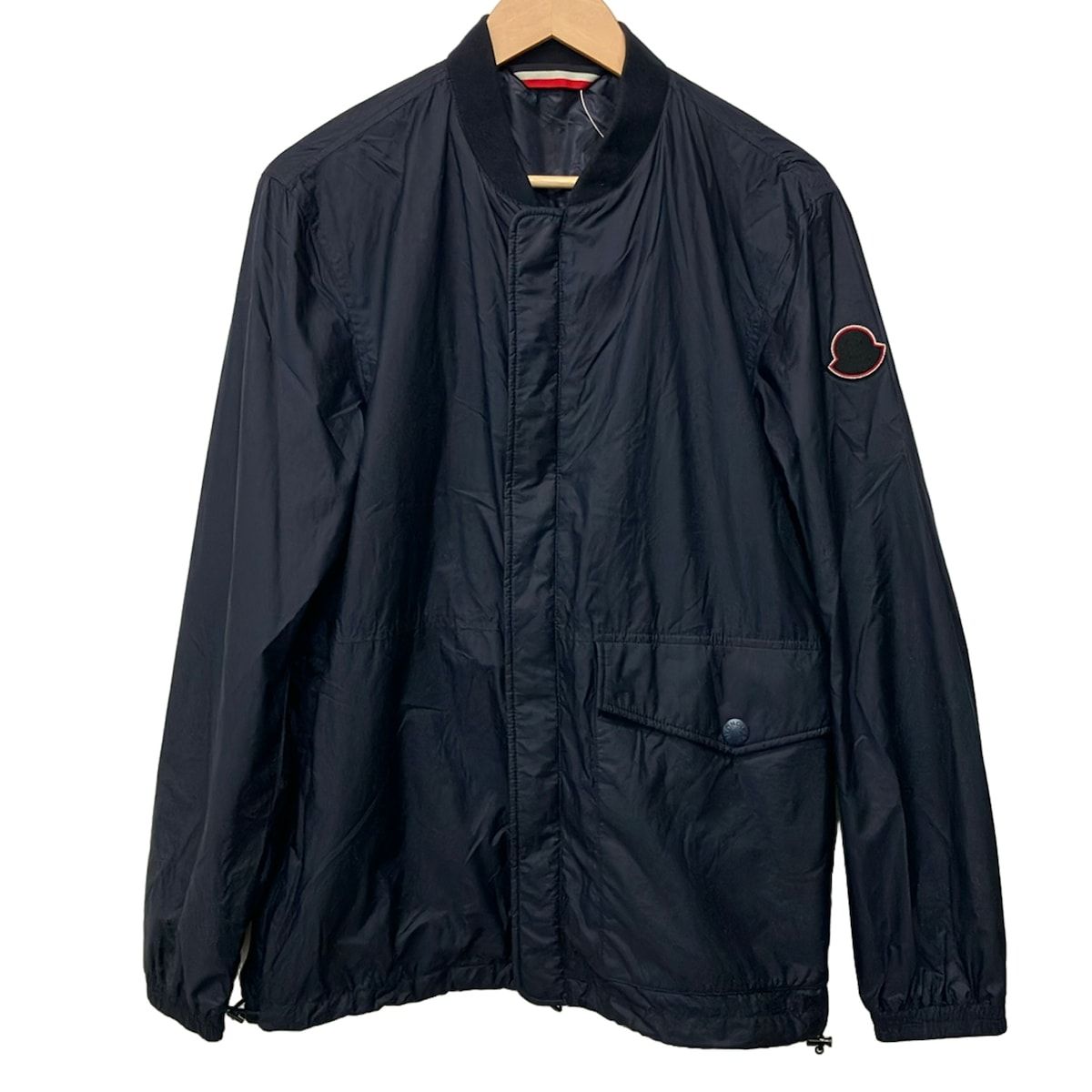 Moncler Jacket 3 L Mikey Dark Navy Long Sleeve Zip Up Spring Autumn
