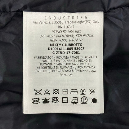 Moncler Jacket 3 L Mikey Dark Navy Long Sleeve Zip Up Spring Autumn — view 4