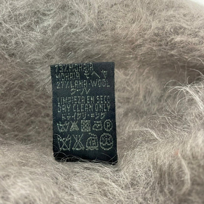 Loewe Scarf Gray Beige Wool — view 3