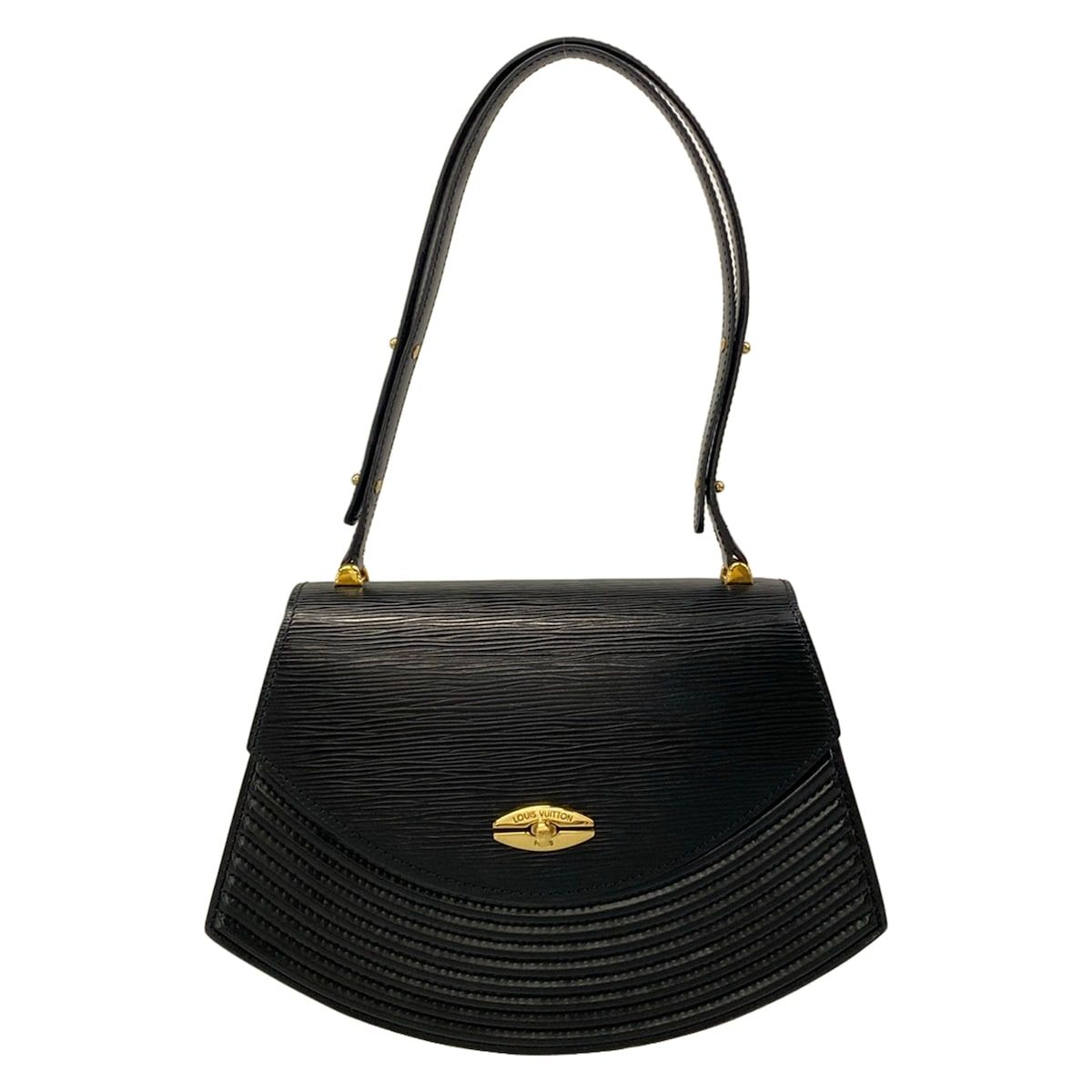 Louis Vuitton Shoulder Bag Epi Tilsit Noir Leather