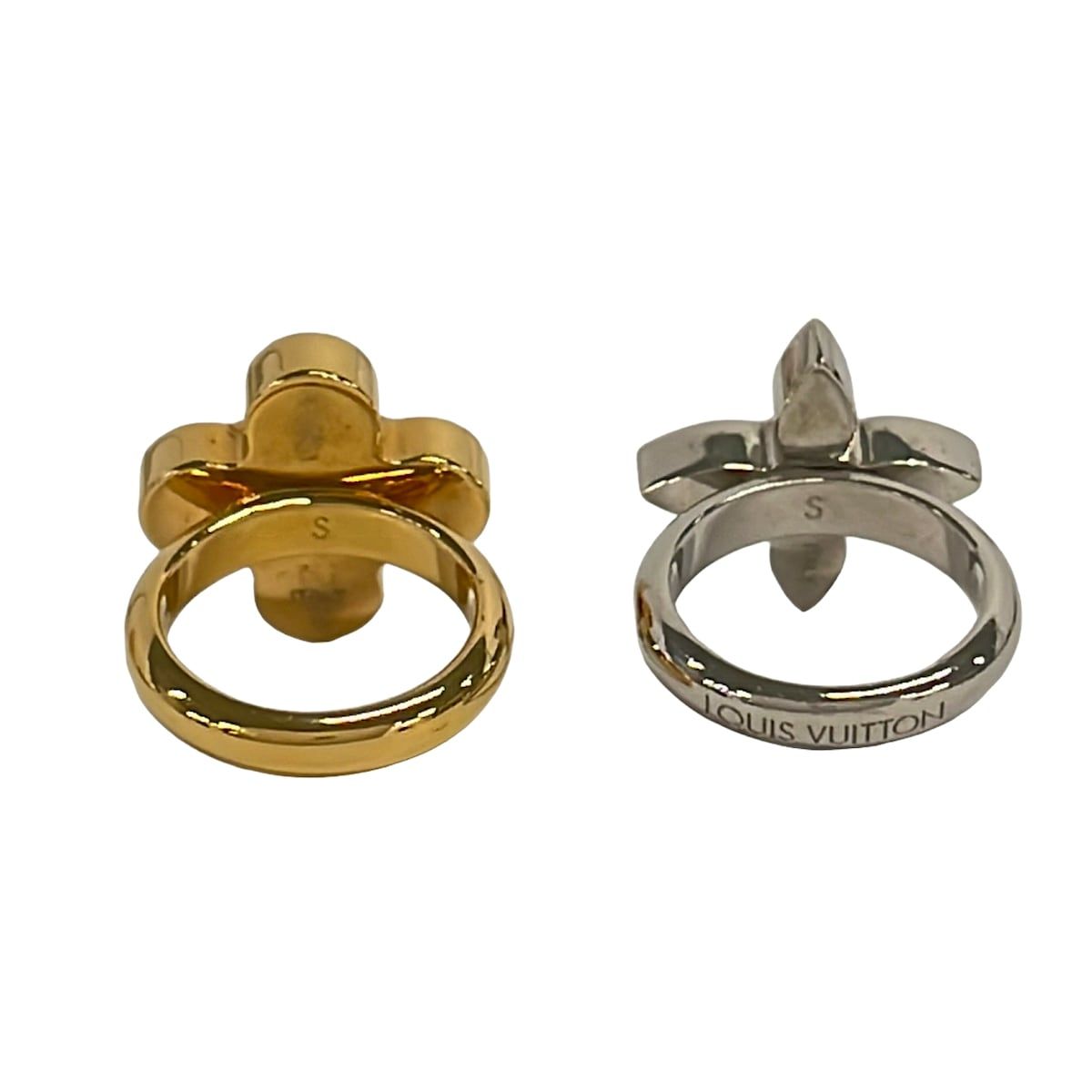 Louis Vuitton Ring S Bague Love Letters Gold Silver S Set — view 4