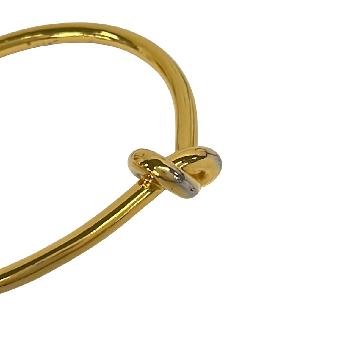 Celine Bangle M Knot Extra Thin Gold Bracelet — view 4