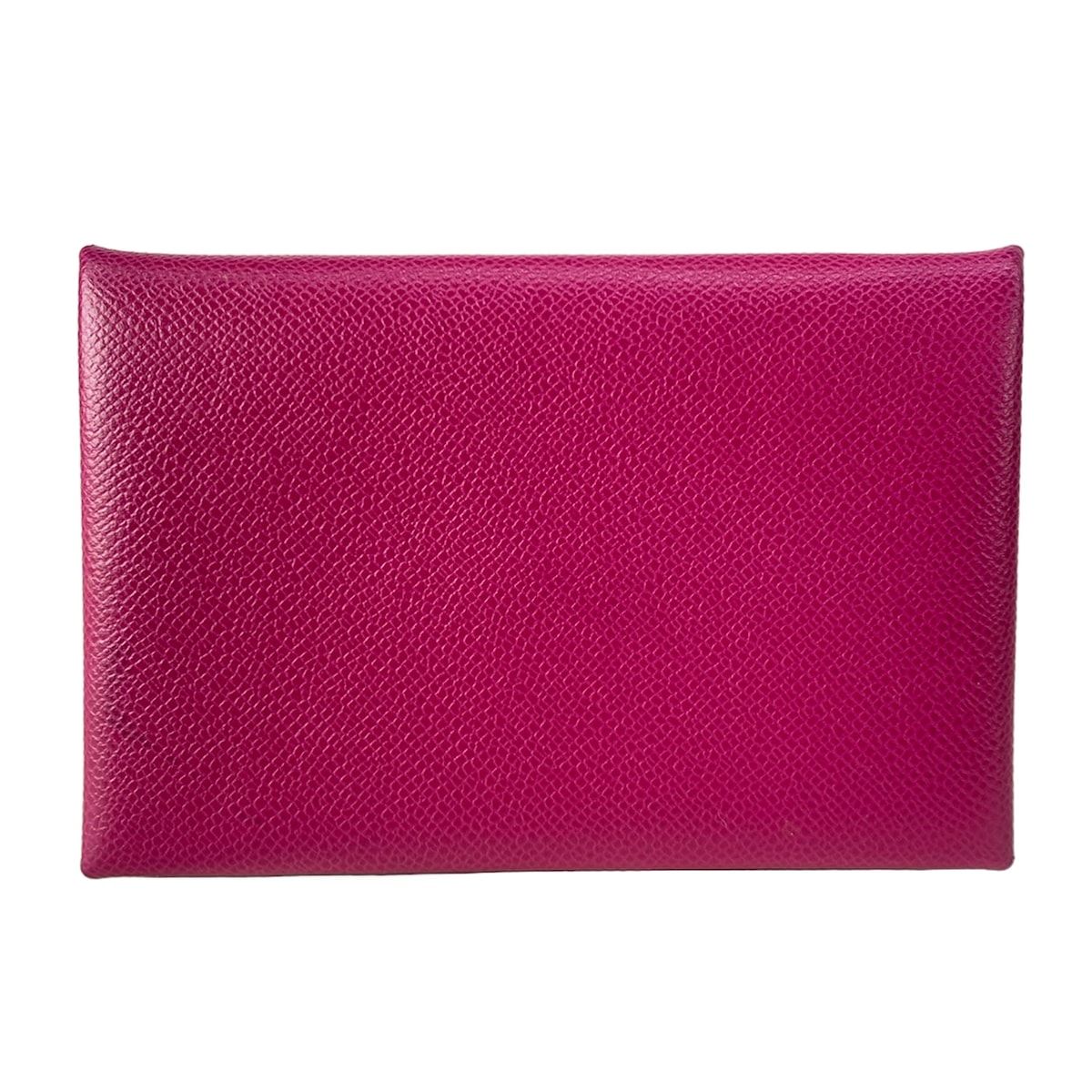 Hermes Card Case Calvi Anemone Silver — view 2