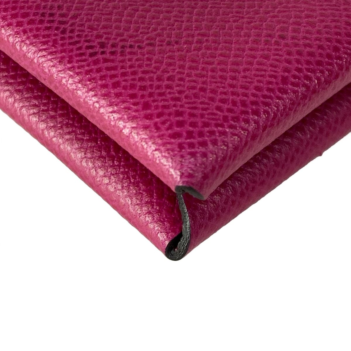 Hermes Card Case Calvi Anemone Silver — view 6