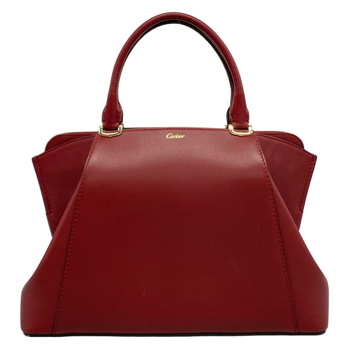 Cartier Handbag C de Cartier Bag SM Bordeaux Leather