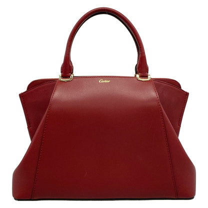 Cartier Handbag C de Cartier Bag SM Bordeaux Leather