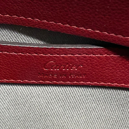 Cartier Handbag C de Cartier Bag SM Bordeaux Leather — view 9