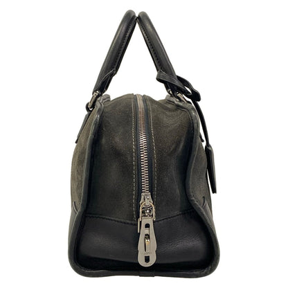 Loewe Handbag Amazona 28 Dark Gray Black Leather — view 2