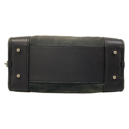 Loewe Handbag Amazona 28 Dark Gray Black Leather — view 5