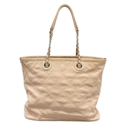 Chanel Shoulder Bag Wild Stitch Beige Chain Silver — view 3