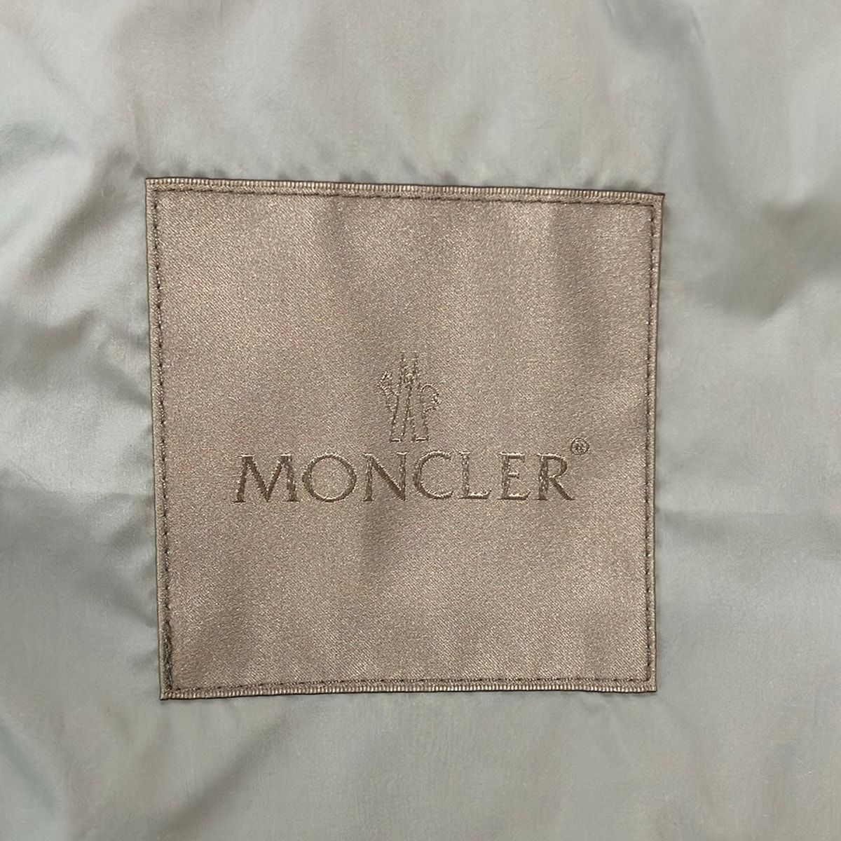 Moncler Down Jacket 3 L Helfferich Beige Black Red Long Sleeve Winter — view 3