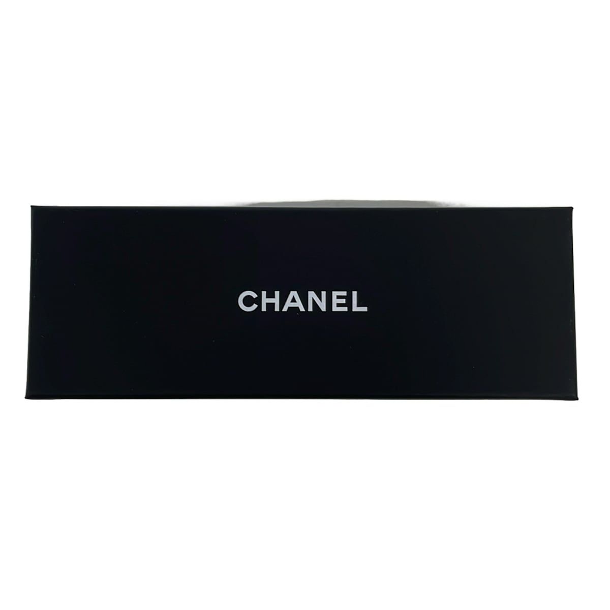Chanel Scarf Black Gold Pink Ribbon — view 5