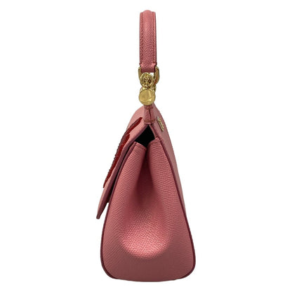 Dolce & Gabbana Handbag Shishiri Pink White Red Love Beads Leather — view 4