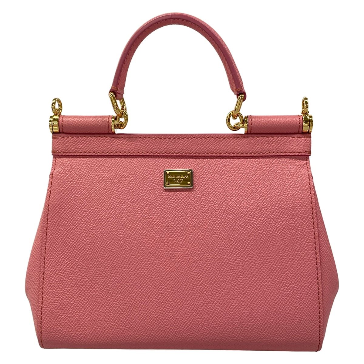 Dolce & Gabbana Handbag Shishiri Pink White Red Love Beads Leather — view 3