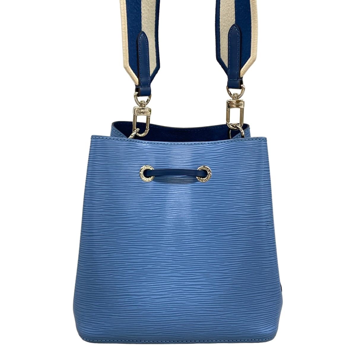 Louis Vuitton Shoulder Bag Epi Neo Noe BB Blue Leather Cowhide — view 3