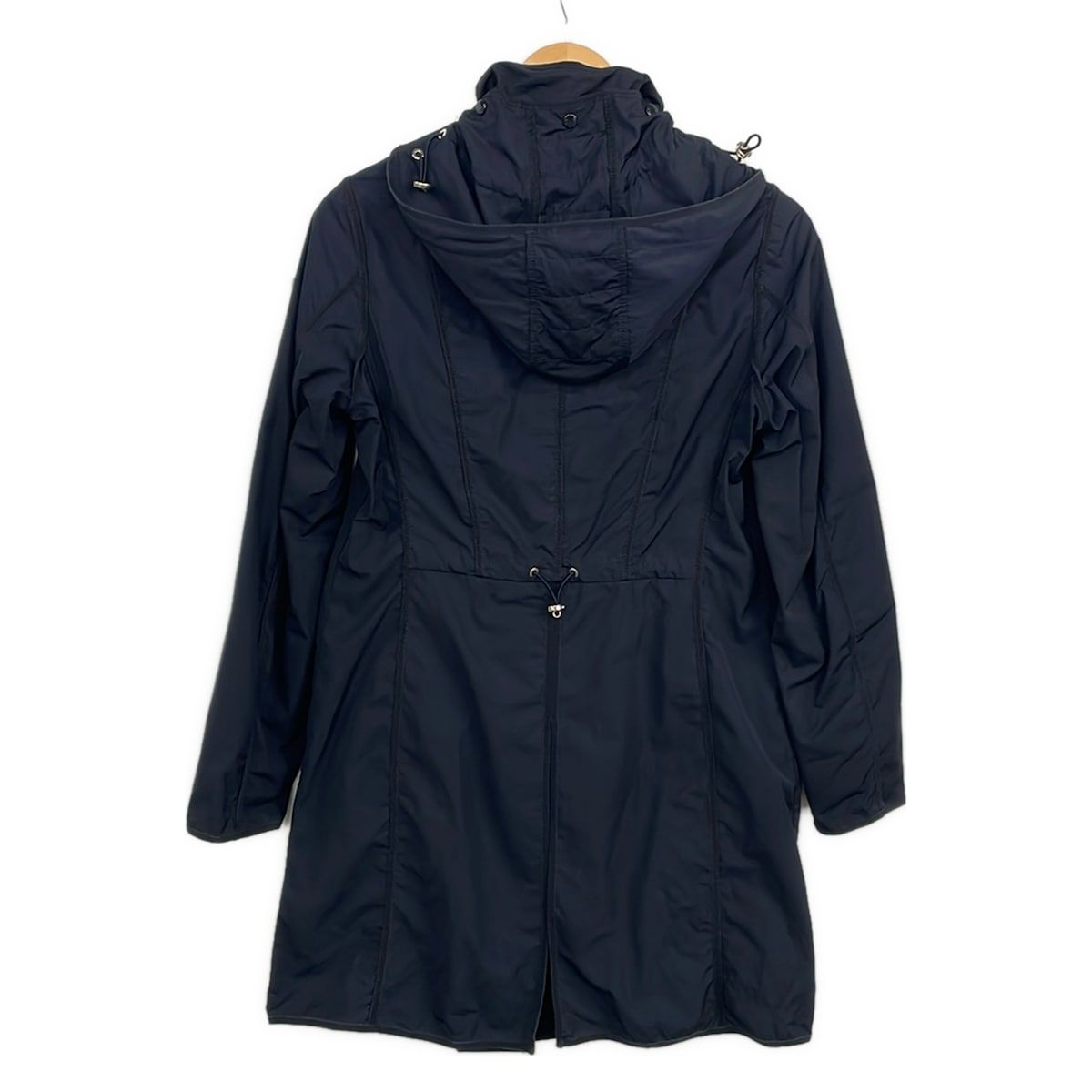 Moncler Coat 2 M Argelia Dark Navy Long Sleeve Spring Autumn — view 2