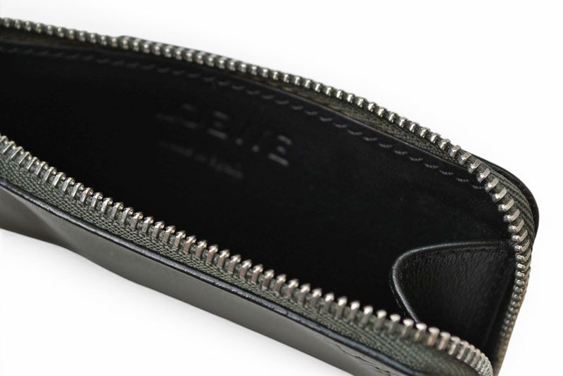 Loewe Coin Case Card Fragment Mini Wallet Khaki Brown — view 7