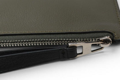Loewe Coin Case Card Fragment Mini Wallet Khaki Brown — view 5