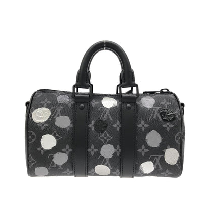 Louis Vuitton Monogram Eclipse Keepall Bandouliere 25 cm Boston — view 2