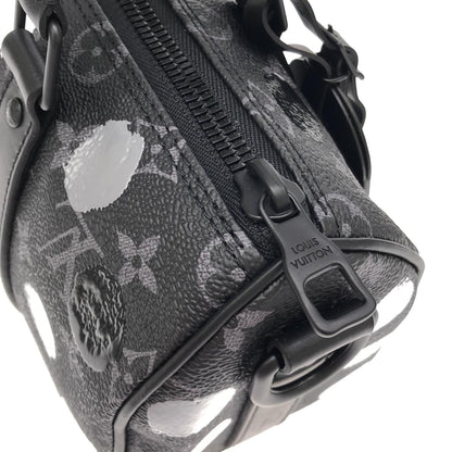 Louis Vuitton Monogram Eclipse Keepall Bandouliere 25 cm Boston — view 4
