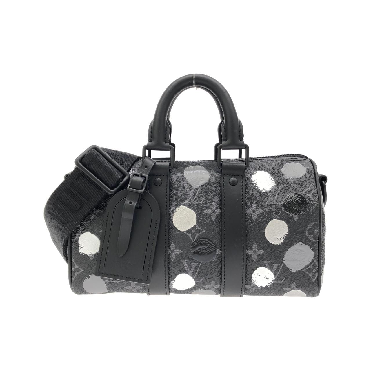 Louis Vuitton Monogram Eclipse Keepall Bandouliere 25 cm Boston