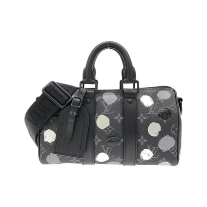 Louis Vuitton Monogram Eclipse Keepall Bandouliere 25 cm Boston