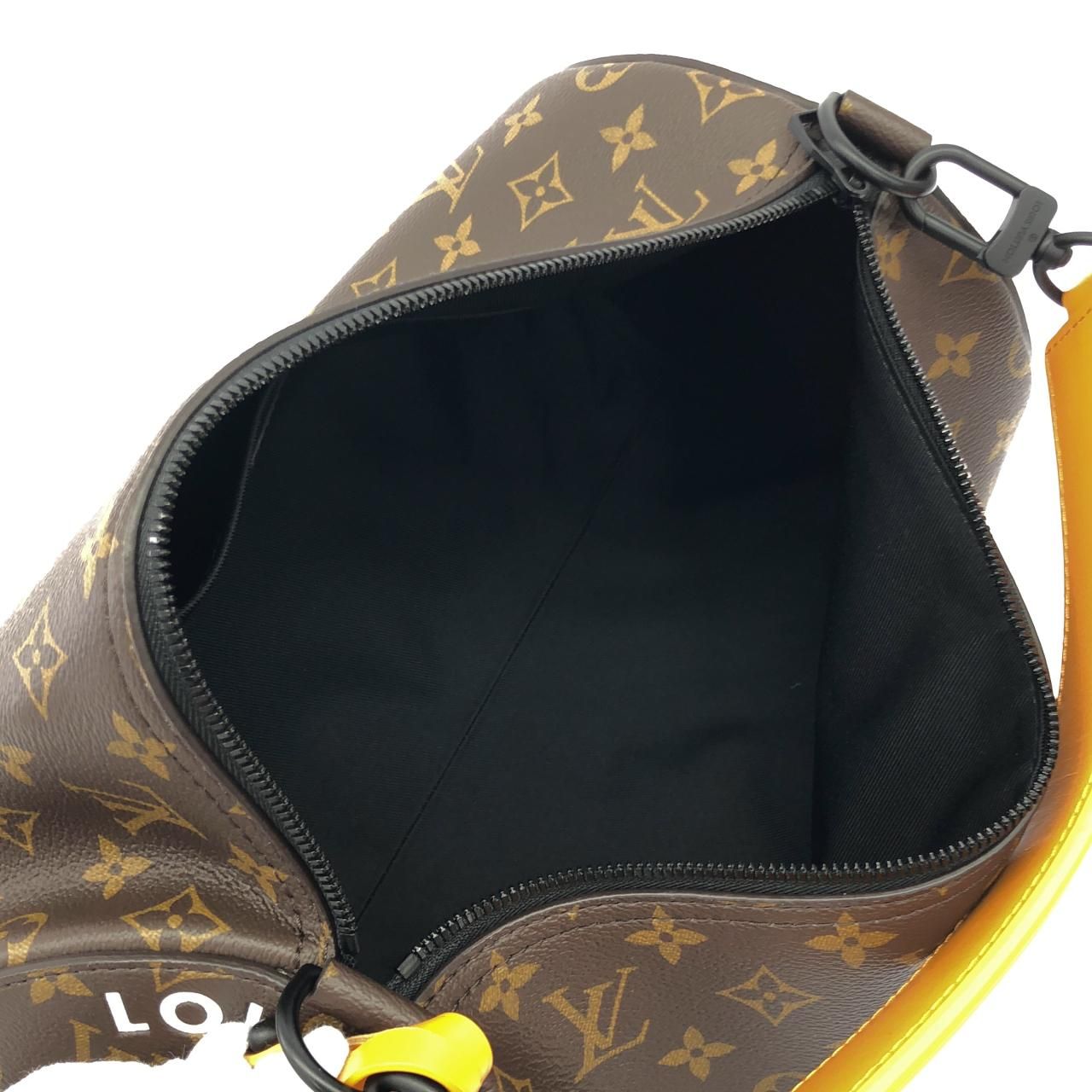 Louis Vuitton Monogram Macassar Soft Polochon Shoulder — view 8