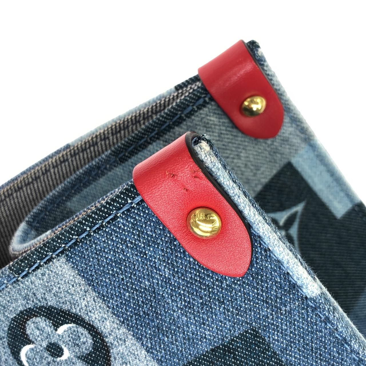 Louis Vuitton Denim Monogram On The Go GM — view 5
