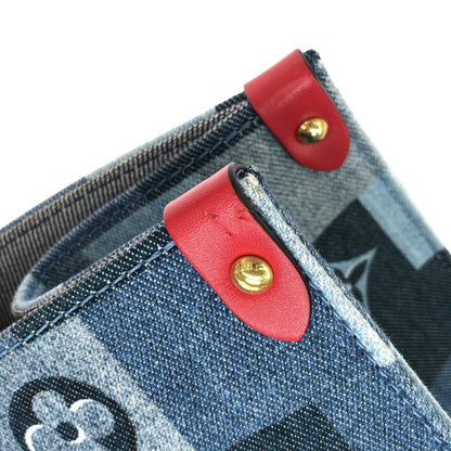 Louis Vuitton Denim Monogram On The Go GM — view 5