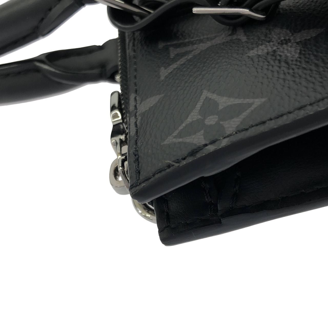 Louis Vuitton Monogram Eclipse Sac Plat Cross — view 6