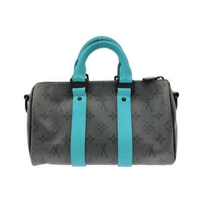 Louis Vuitton Monogram Eclipse Reverse Keepall Bandouliere Boston — view 2
