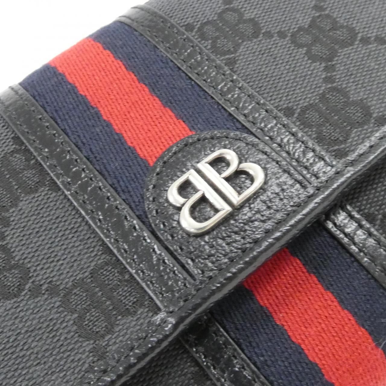Balenciaga Shoulder Wallet Black — view 4
